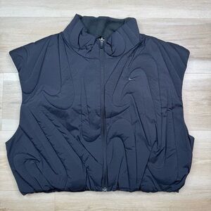 Nike Therma-Fit Loose Fit All Over Swoosh Vest - Black - FV7783-010 Size Large